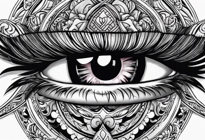 Byakugan eyes tattoo idea