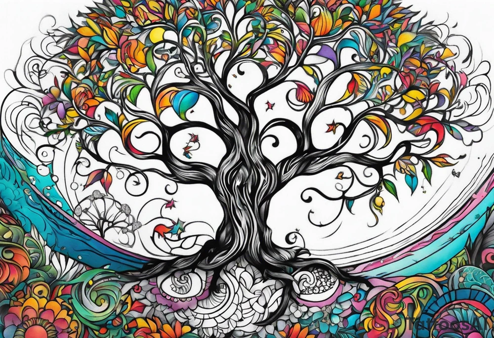 Tree of life tattoo idea