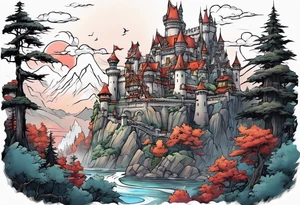 Howls Castle tattoo idea