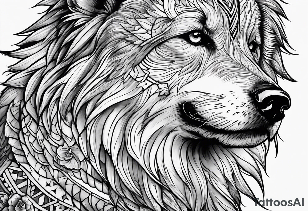 bark tattoo idea