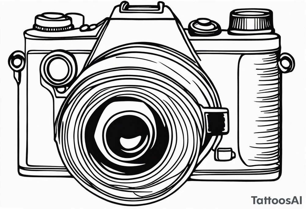 camera tattoo idea