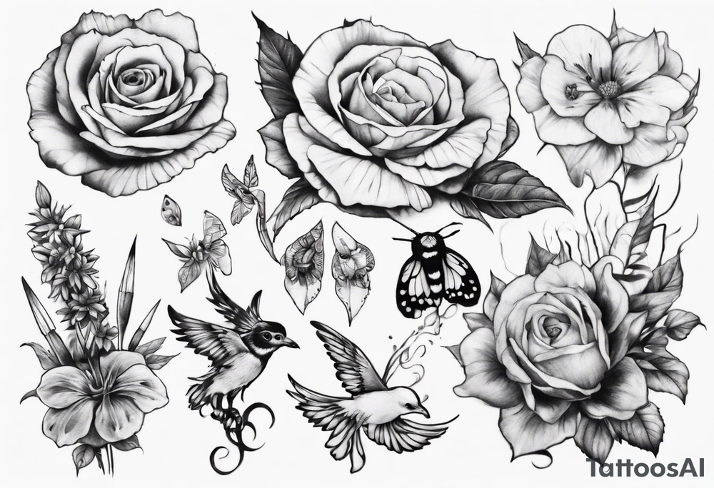 Garden tattoo idea