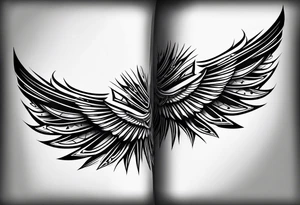 forearm tattoo
tribal wing tattoo idea