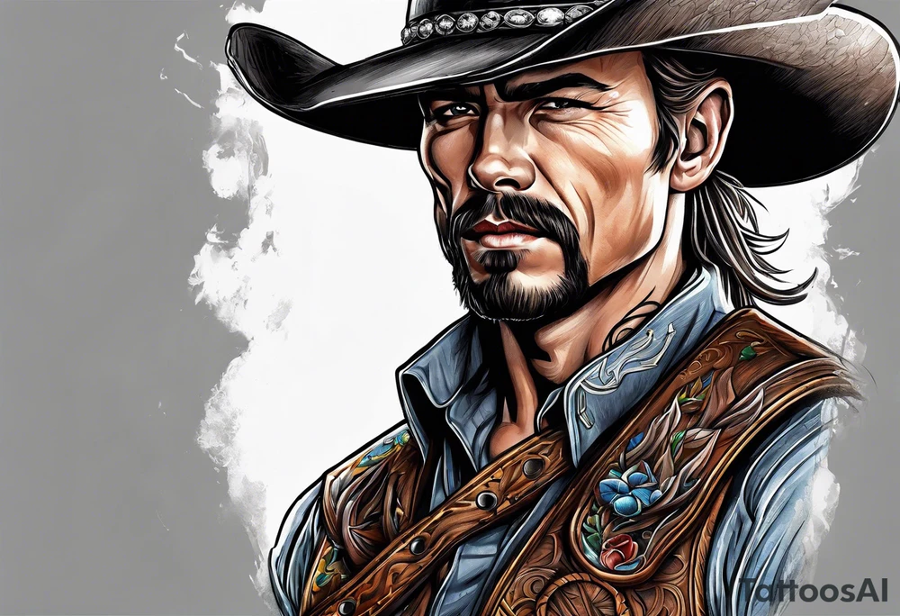Cowboy tattoo idea