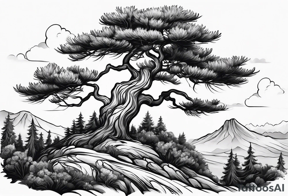 juniper trees tattoo idea