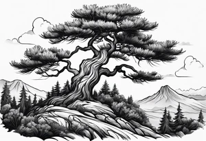 juniper trees tattoo idea