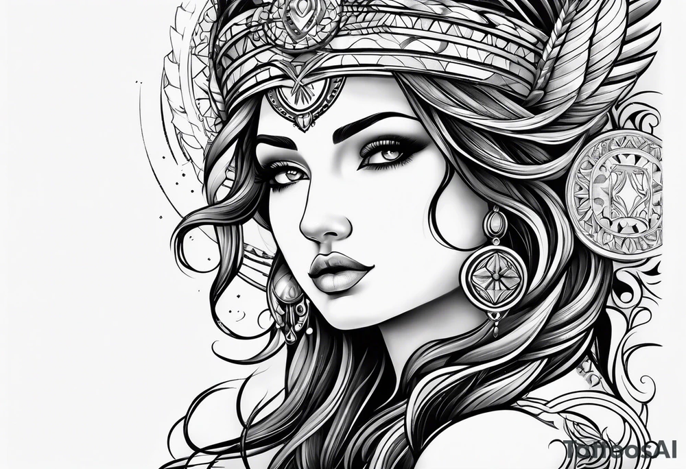 virgo zodiac tattoo idea