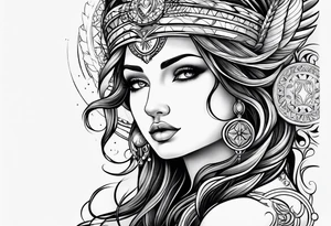 virgo zodiac tattoo idea