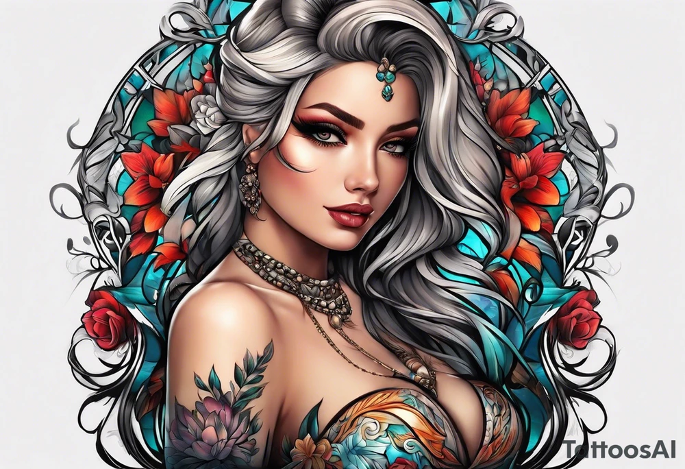 Full back tattoo tattoo idea