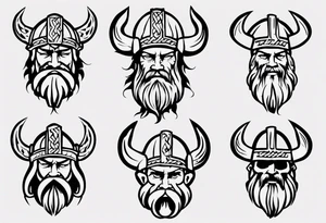 Tattoo baker saying “Viking Customs” tattoo idea