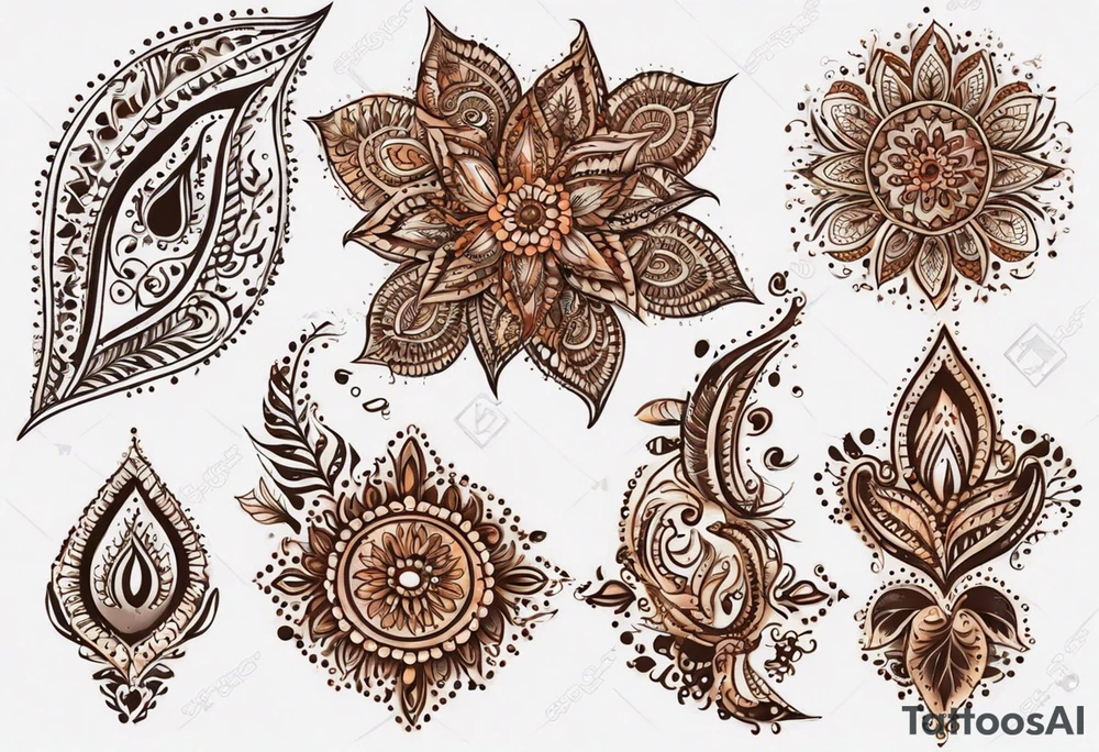henna tattoo idea
