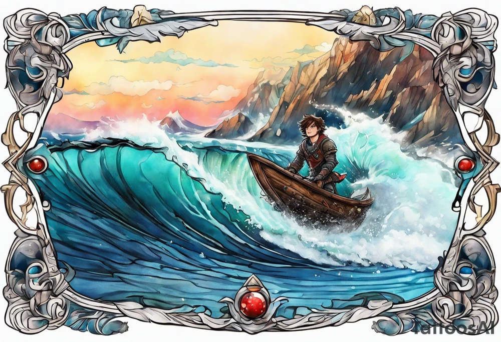 Hiccup Haddock tattoo idea