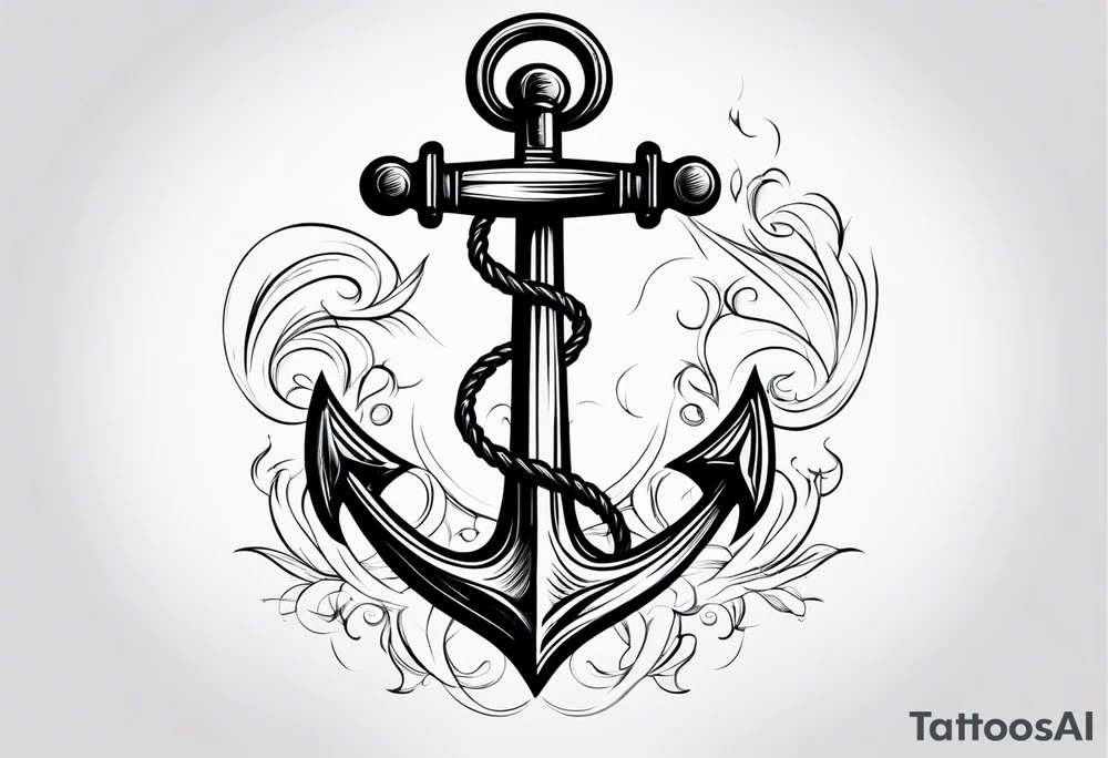 Anchor tattoo idea
