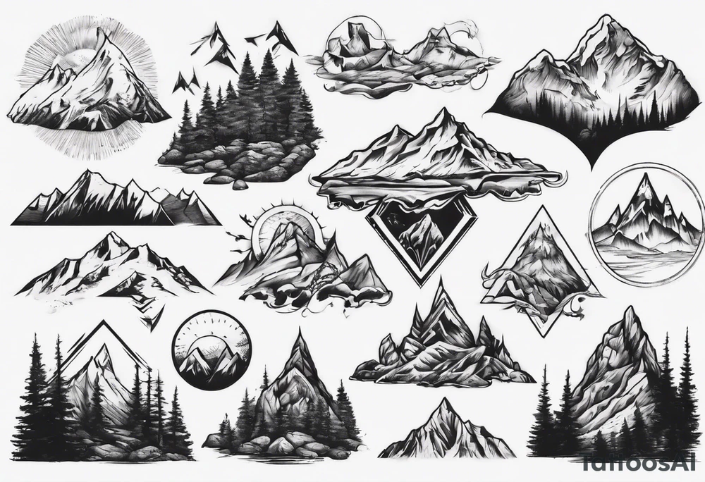 Mountain tattoo idea