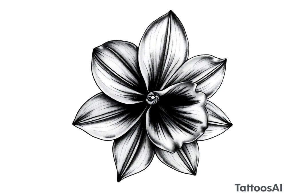 Large Narcissus on forearm tattoo idea