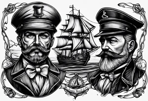 a dead sailor tattoo idea