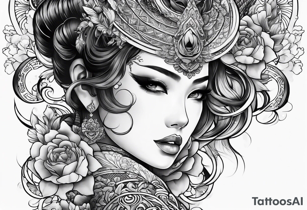 irezumi sleeve tattoo idea