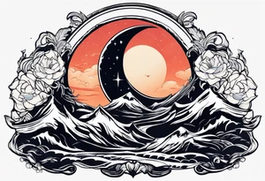 the moon is a harsh mistress tattoo idea
