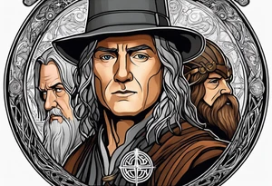 Lord of the rings, star wars, doctor who tattoo idea