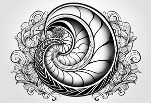 Nautilus tattoo idea
