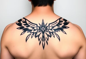 Native cherokee tribal for shoulder tattoo idea