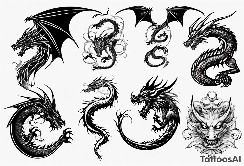 dragon tattoo idea