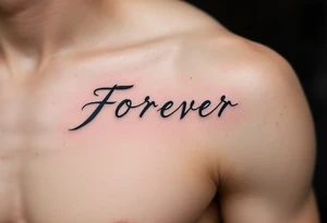 "Forever" formed from black feathers, gently falling into the shape of an infinity loop. tattoo idea