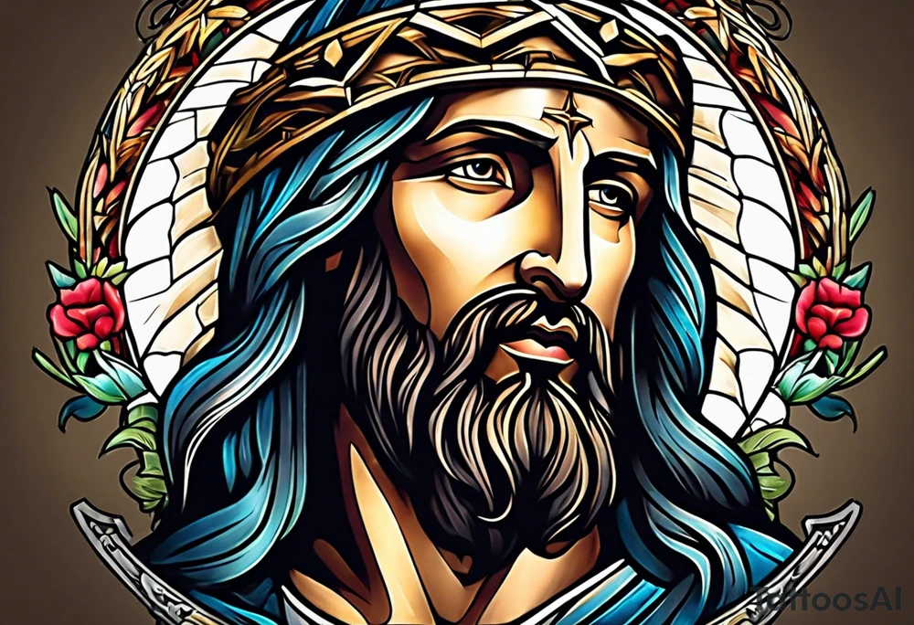 Jesus Christ tattoo idea