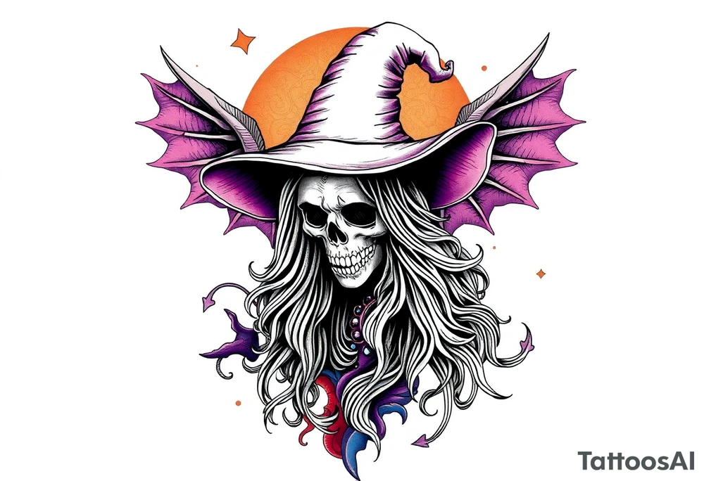 Witch tattoo idea