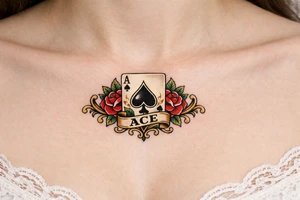 Ace of spades tattoo tattoo idea