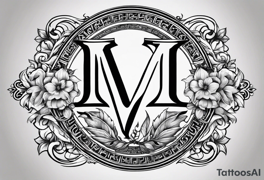 Greek letters tattoo idea