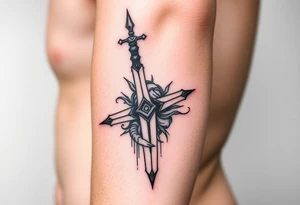 Imaginez le Colisé  en arrière-plan  un gladiateur tattoo idea