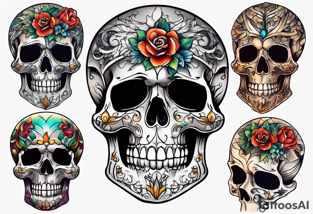 Skeleton tattoo idea