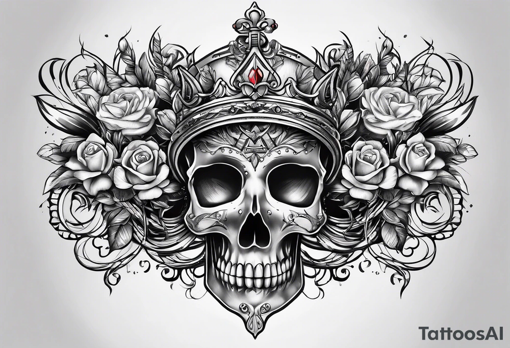 Safety pin tattoo idea