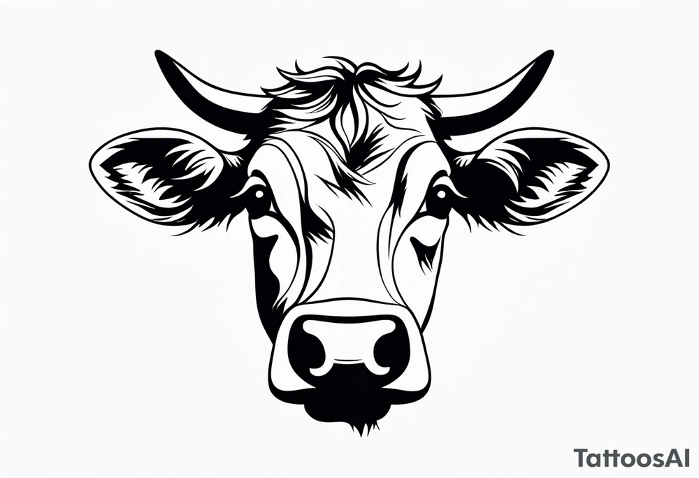 COW ANIMAL tattoo idea