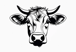 COW ANIMAL tattoo idea