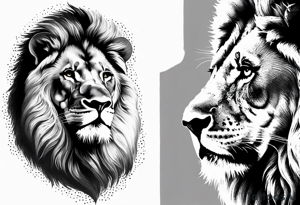 Lion tattoo idea