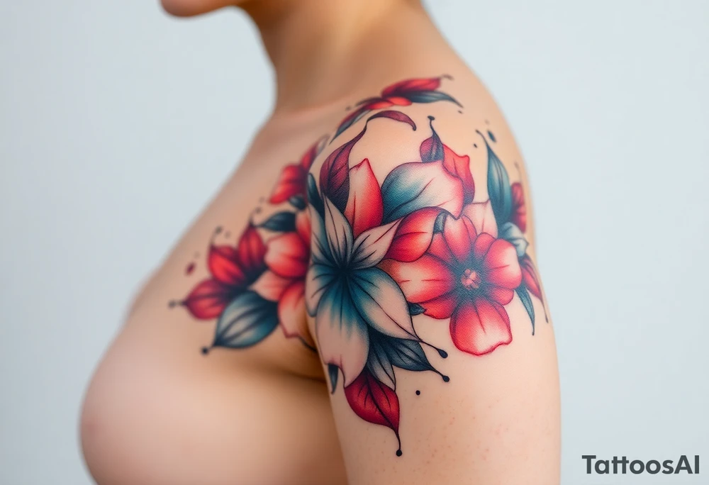 A tatuagem deve expressar força, liberdade e conexão com a multiplicidade da vida, incorporando elementos abstratos e fluidos, com linhas que sugiram movimento e transformação contínua. Evite clichês e busque um design original e significativo. Utilize técnicas de miimalismo, pontilhismo e aquarela. tattoo idea