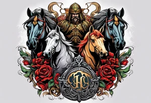 Four horsemen tattoo idea