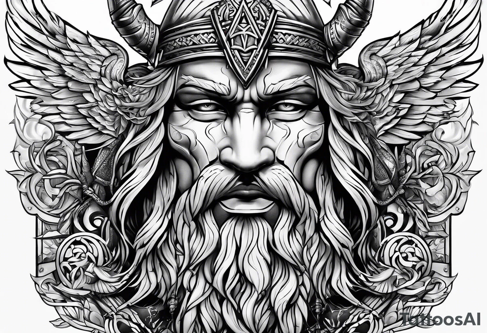 Victory or valhalla tattoo idea