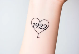 Heart with 192 in the middle and a L connected to the end of teh heart tattoo idea