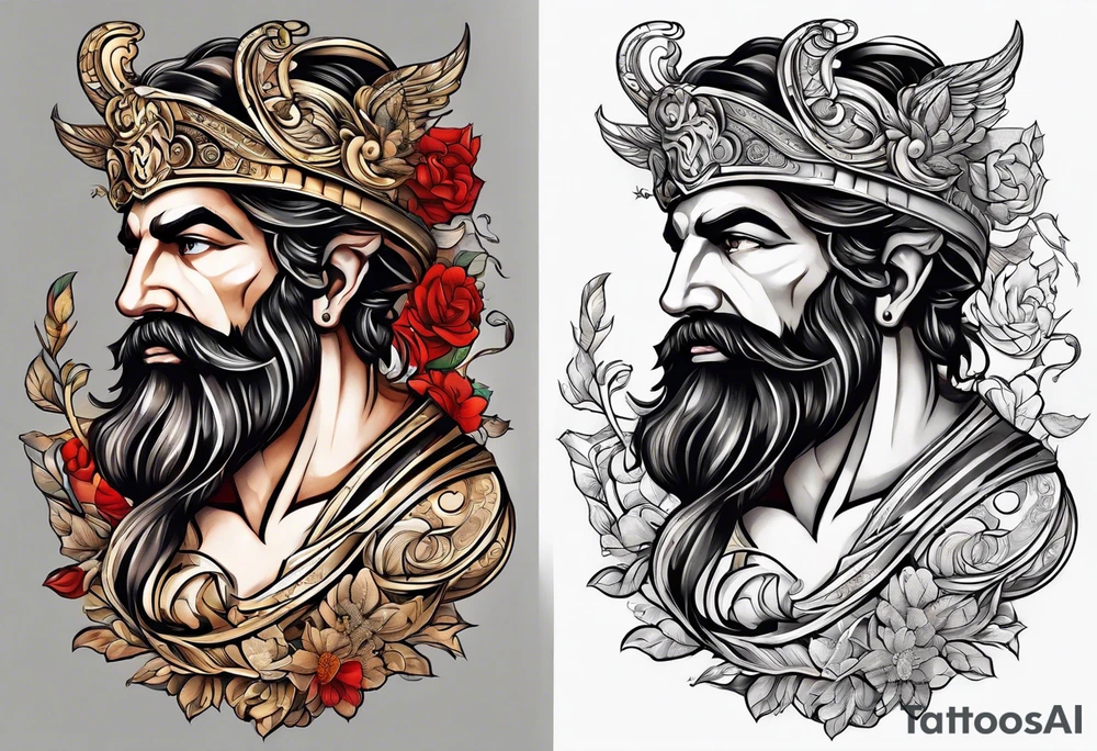 greek god tattoo idea