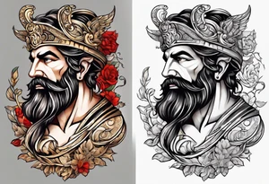 greek god tattoo idea