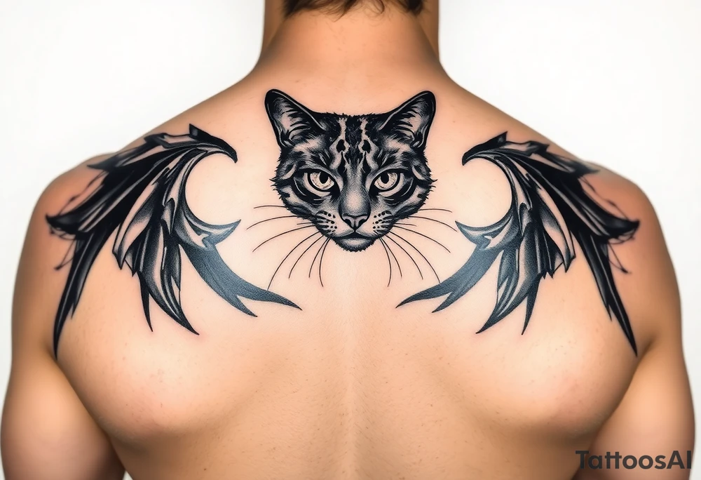 Black Cat tattoo idea