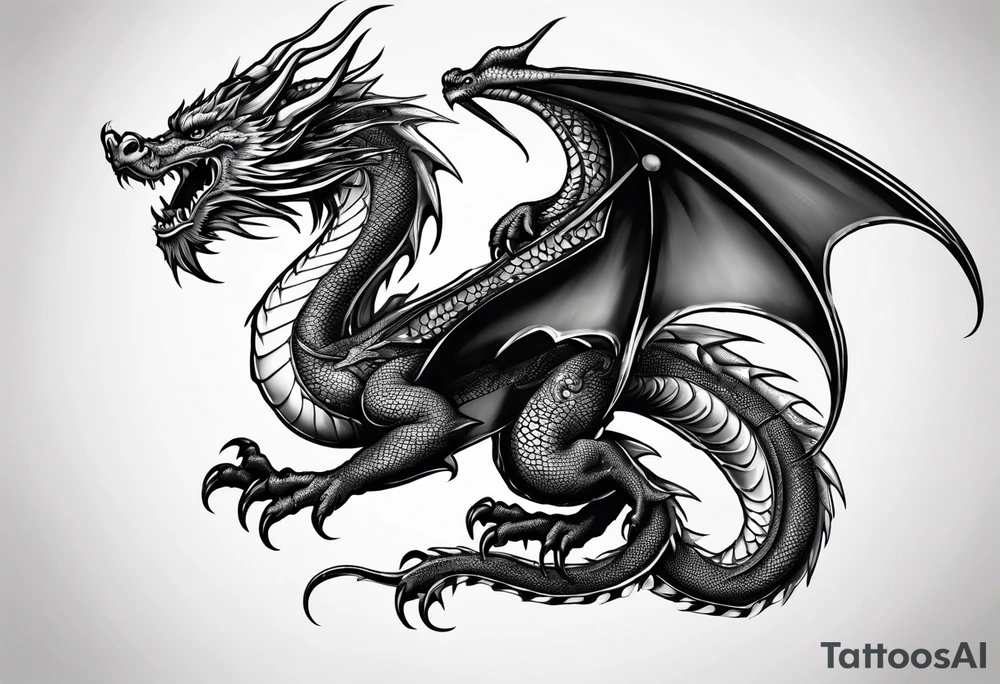 Dragon tattoo idea