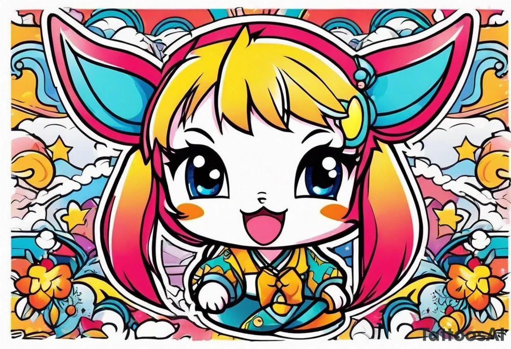 Little anime tattoo idea
