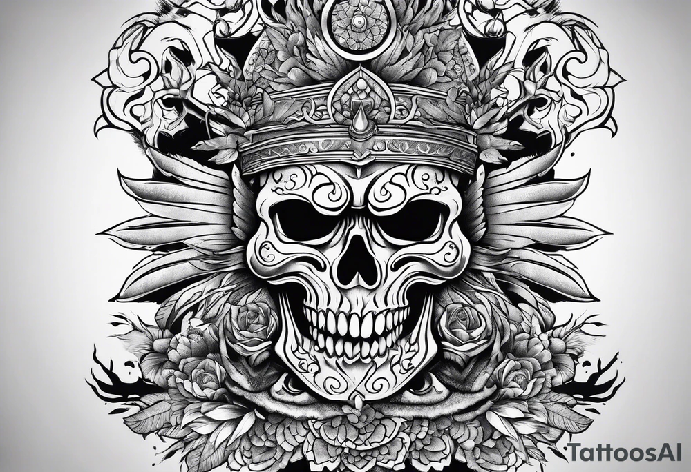 Hells paradise tattoo idea