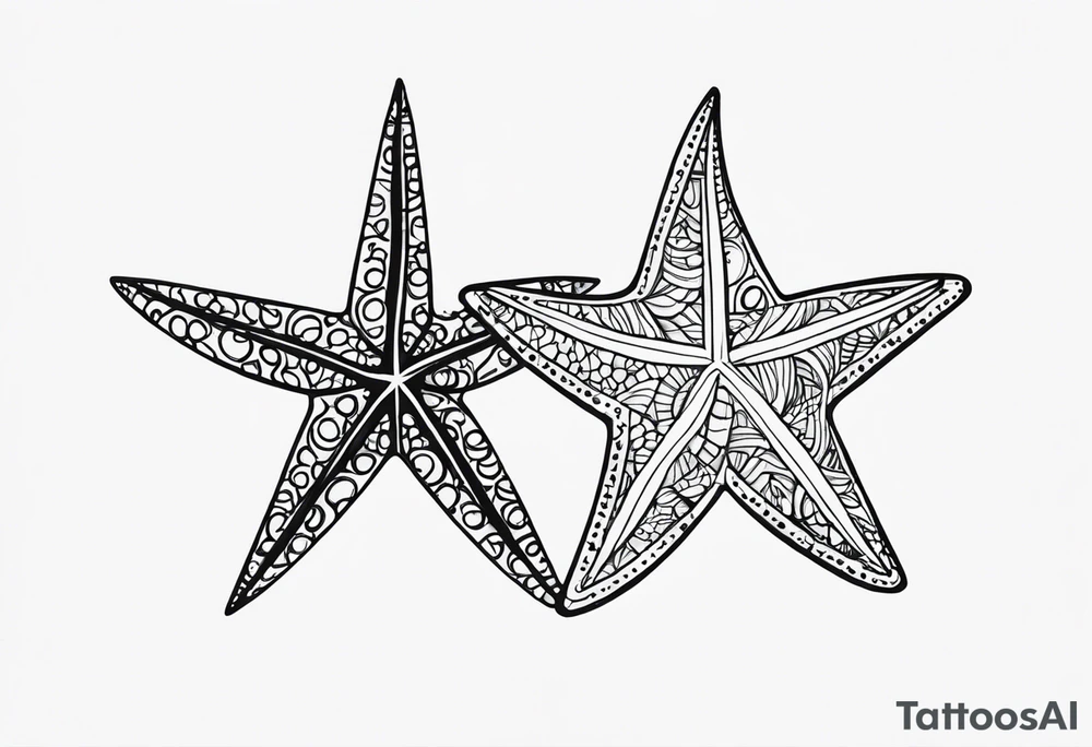 Starfish wrist wrap tattoo idea