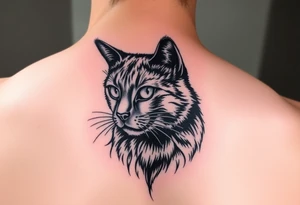 Black Cat tattoo idea