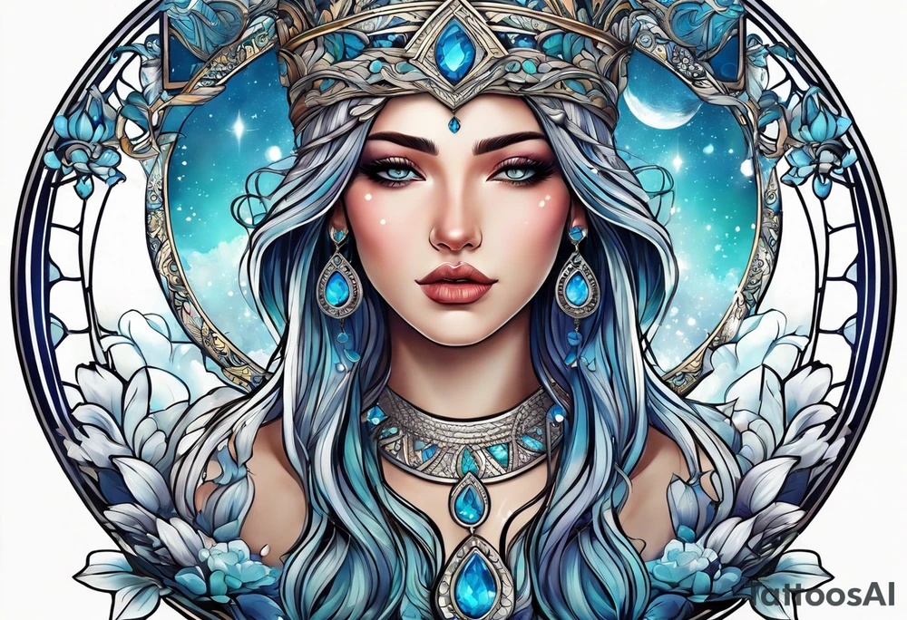 Virgo water tattoo idea